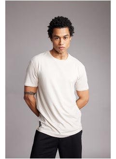 Man Standart Fit Crew Neck Short Sleeve Knitted T-Shirt