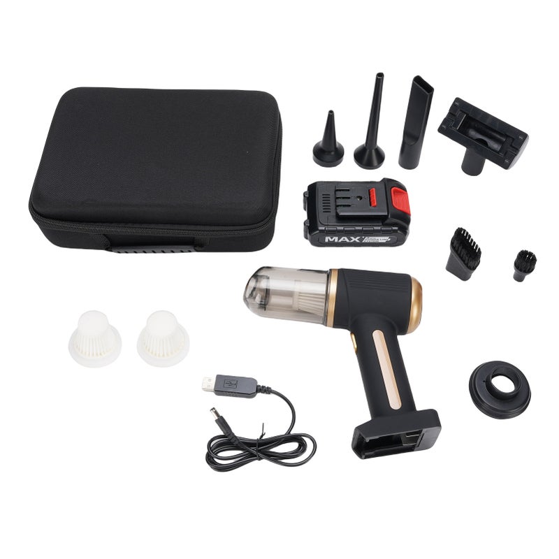 High Power Car Vacuum Cleaner 60W 10000pa Powerful Suction Portable Cordless Handheld Vacuum for Home - Image 1
