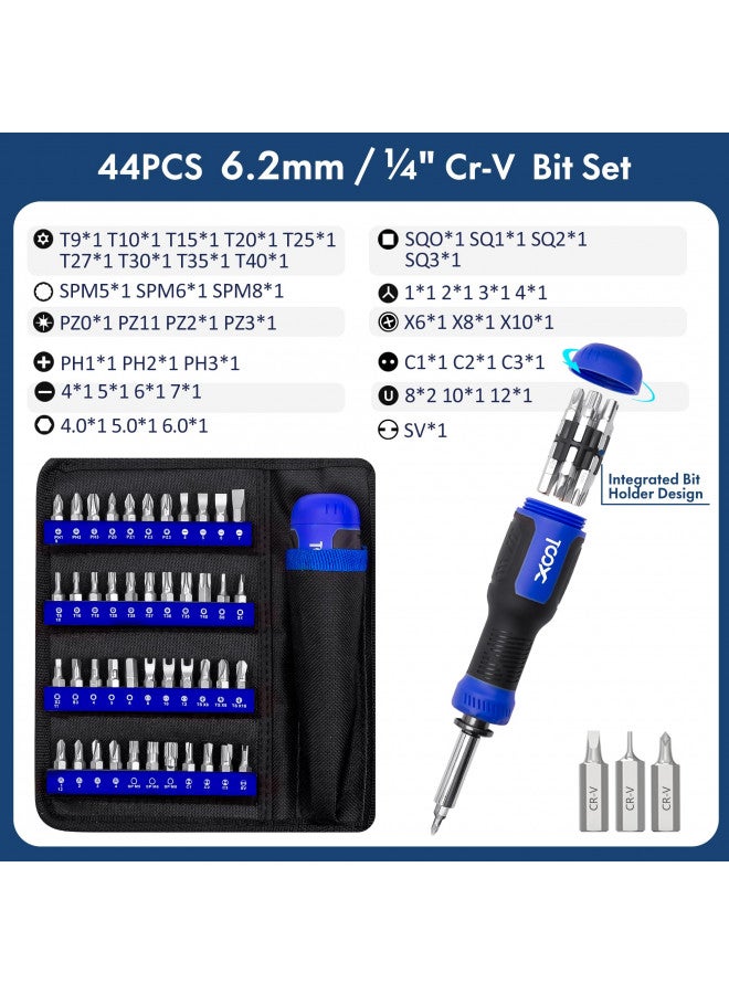 XOOL XOOL 200 in 1 Precision Screwdriver Kit, Electronics Repair Tool Magnetic Driver Kit with 164 Bits, Flexible Shaft, Extension Rod for Computer, iPhone, Laptop, PC, PS4, Xbox, Nintendo  - Image 4