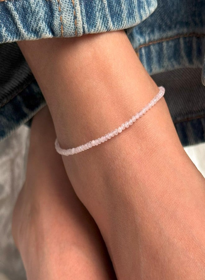Astrotalk Rose Quartz Anklet | Stone of Love, Healing & Harmony | Rose Quartz Anklet for Women | Best Gift for Woman | Spiritual Jewellery for Women | Valentine Gift for Girlfriend - Image 4
