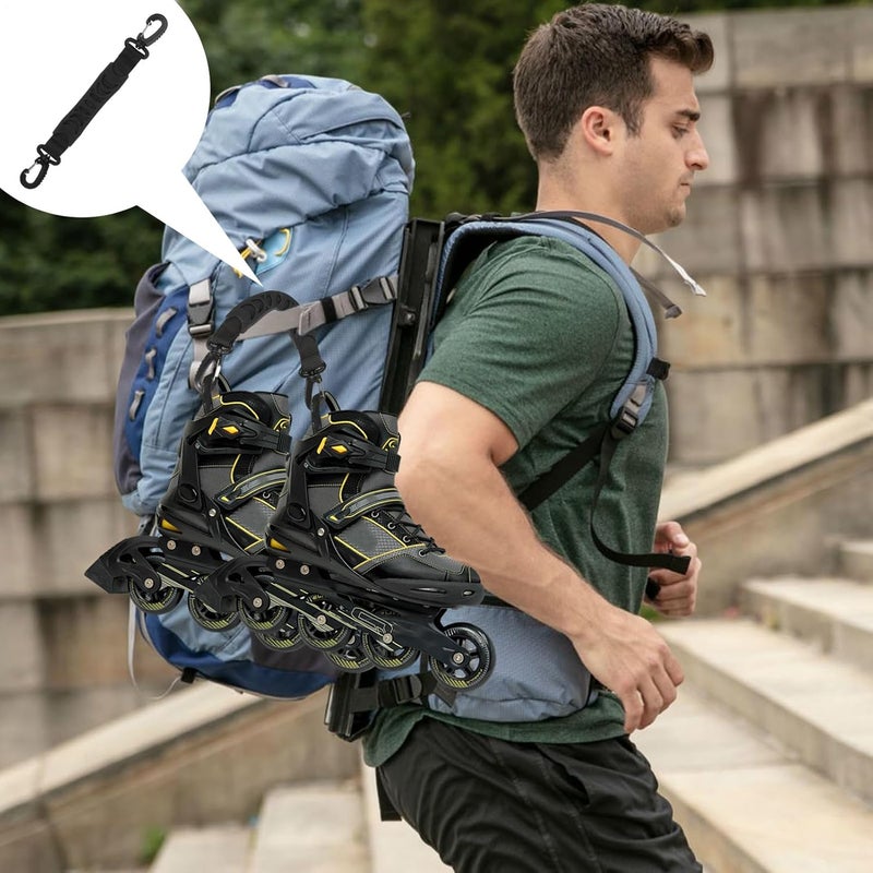 Ski Boot Carrier Straps,Colorful Strap Leashes Carrier for Ski Boot Shoe Lifter - Winter Skiing Accessories, Ice Skates Carrying Straps with Shopping Bag - Image 3