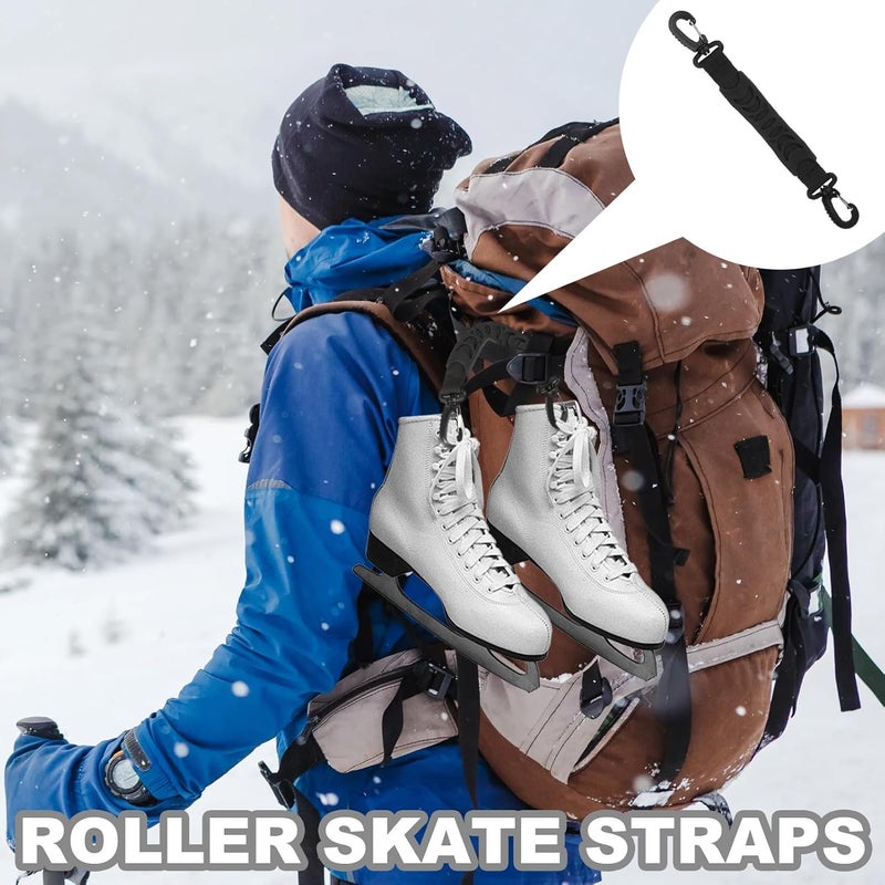 Ski Boot Carrier Straps,Colorful Strap Leashes Carrier for Ski Boot Shoe Lifter - Winter Skiing Accessories, Ice Skates Carrying Straps with Shopping Bag - Image 2