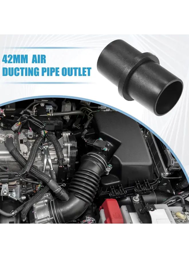 2Pcs 60mm Car Heater Ducting Pipe Reducer Flexible Hose Connector Straight Plastic Outlet Extension Modification Accessories - Image 2