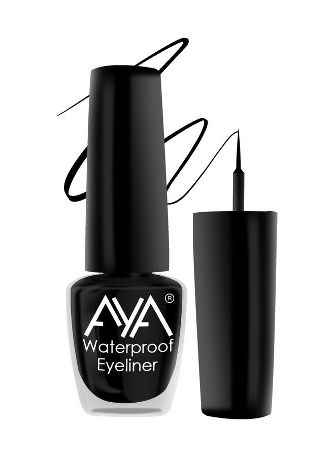 AYA 24 Hrs Long Lasting & Waterproof Eyeliner Black (5 Ml) Smudge Proof Transfer Proof Eye Liner For Eye Makeup - Image 1