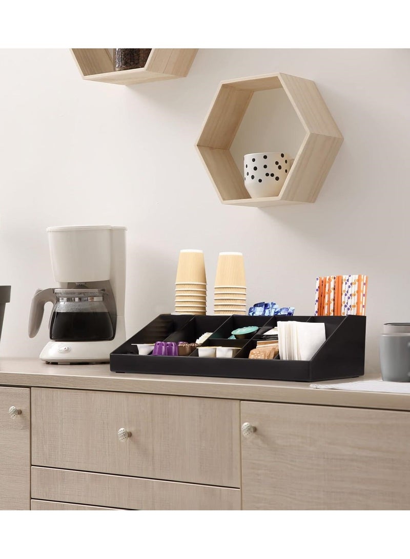 اكسيسن 11 منظّم شباك صالة القهوة، ملحقات القهوة والمنظمين، أسود - Image 2