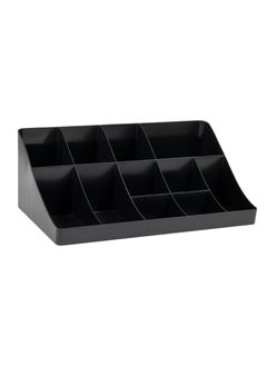 XICEN 11 Grid Lounge Coffee Condiment Organiser, Coffee Bar Accessories and Organisers, Black  - Image 5