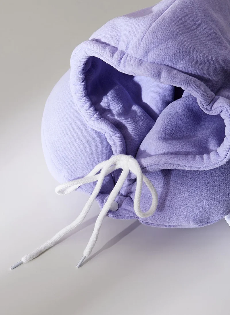 Typo Travel Pillow With Hood