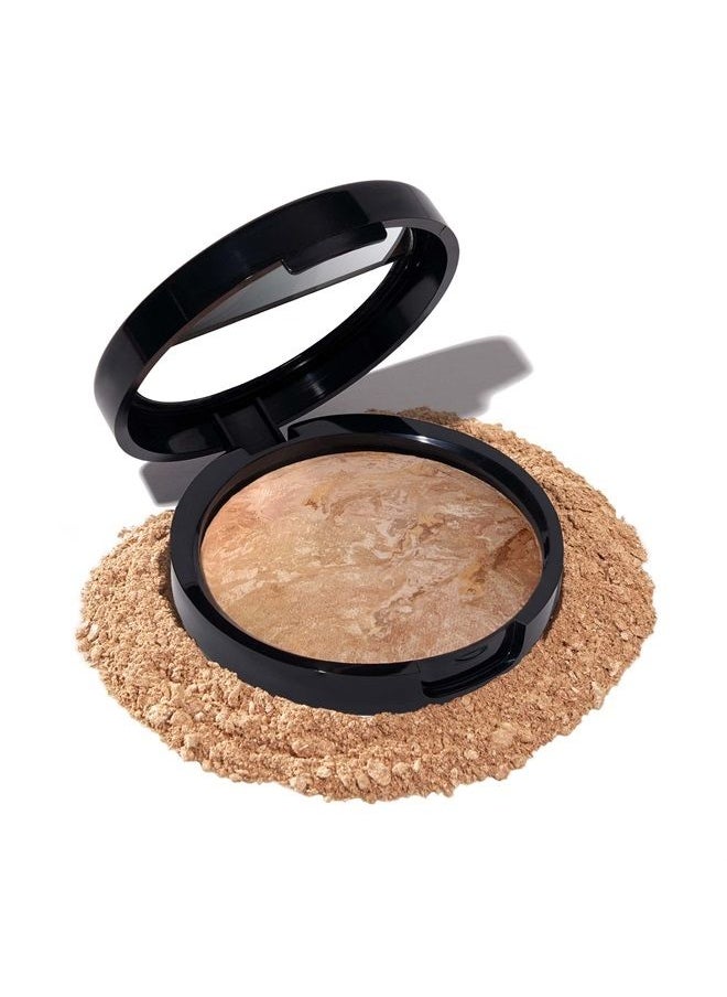 LAURA GELLER NEW YORK Award-Winning Baked Balance-n-Brighten Color Correcting Powder Foundation - Medium - Buildable Light to Medium Coverage - Demi-Matte Natural Finish  - Image 1