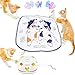 ORSDA Cat Toys for Indoor Cats 5 in 1 Interactive Automatic Kitten Toys Rechargeable Electric Hide and Seek Moving Feather WhackAMole Spin Flying Teaser Wand Exercise Kicker Gifts for Cat - Image 3