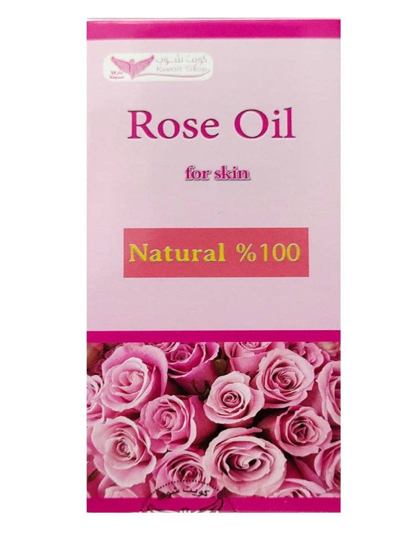 Kuwait Shop Rose Oil For Skin Natural %100 125ml - Image 2