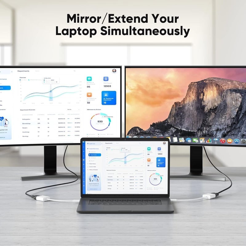 PremiumAV Mini DisplayPort to VGA Adapter – Thunderbolt Compatible Video Converter for MacBook, Mac mini, Laptop, Desktop to VGA Monitor, Projector, Display (White) - Image 5