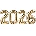 BBPOOL Champagne Gold 2026 Balloons 40 Inch 2026 Number Balloon Foil New Year Balloon Numbers for New Years Eve Party Graduation Party Decoration - Image 2