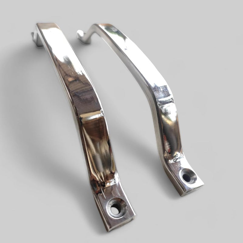 VICTAC Front Screw Fixing Stainless Steel Kitchen Cabinet Handles Chrome Polished Drawer Handle Pack of 2 - Image 4