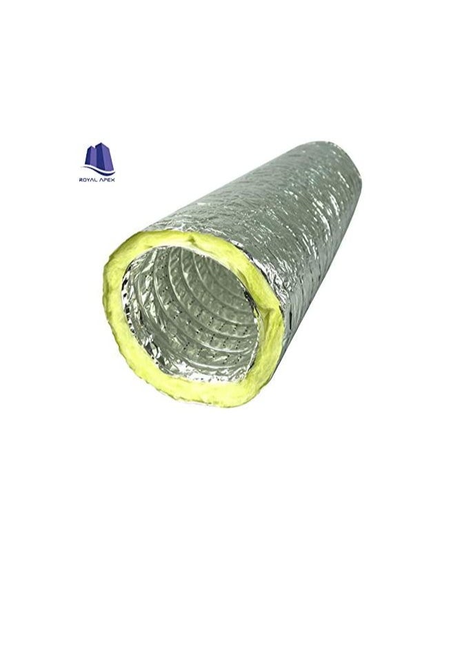 Generic - Aluminium Flexible Duct Venting Duct Hose for Air Exhaust Line, Air Condition Line (10 inch insulated) - Image 1