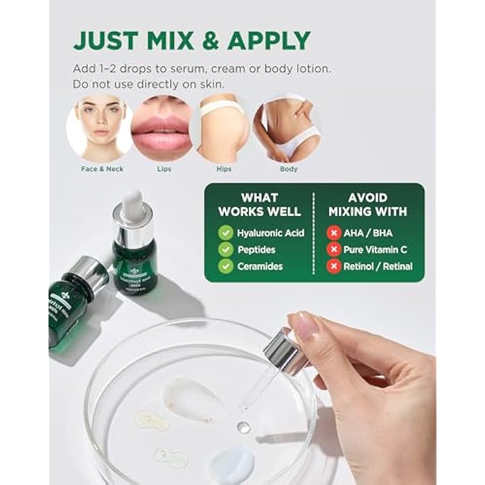 THEPURI Matrixyl 3000 100% Serum Skincare – Pure Peptide Complex Anti-Aging Facial Ampoule from France Sederma, Collagen Boosting Wrinkle Treatment, Perfect for Layering & DIY, 0.33 fl.oz (10ml) 2 Pack - Image 5