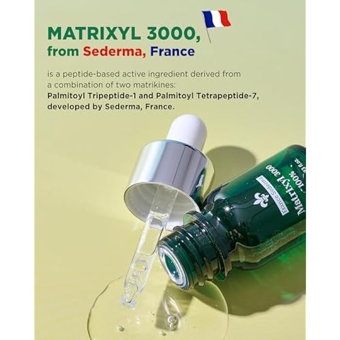 THEPURI Matrixyl 3000 100% Serum Skincare – Pure Peptide Complex Anti-Aging Facial Ampoule from France Sederma, Collagen Boosting Wrinkle Treatment, Perfect for Layering & DIY, 0.33 fl.oz (10ml) 2 Pack - Image 4