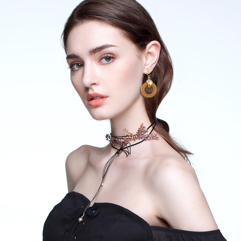 Tamhoo 15 Pairs Gold Clip on Earrings for Women Fashion,Lightweight Fake Earring for Woman (Style C) - Image 2