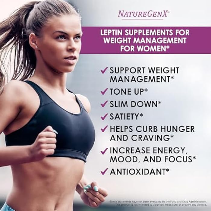 NatureGenX LeptinXT for Women – Weight Management with Green Coffee Bean, Garcinia & Green Tea Extract – Gluten-Free, Non-GMO, Vegan – 60 Capsules (1-Month Supply) - Image 3