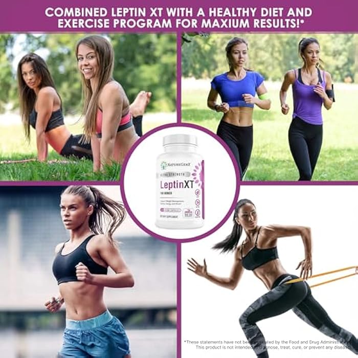 NatureGenX LeptinXT for Women – Weight Management with Green Coffee Bean, Garcinia & Green Tea Extract – Gluten-Free, Non-GMO, Vegan – 60 Capsules (1-Month Supply) - Image 4