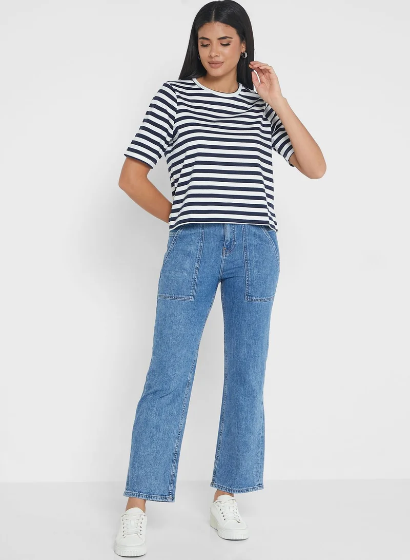 VERO MODA Pocket Detail Straight Jeans