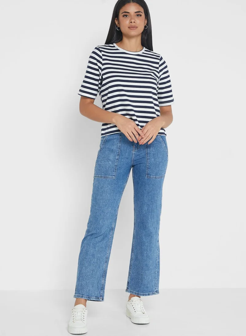 VERO MODA Pocket Detail Straight Jeans