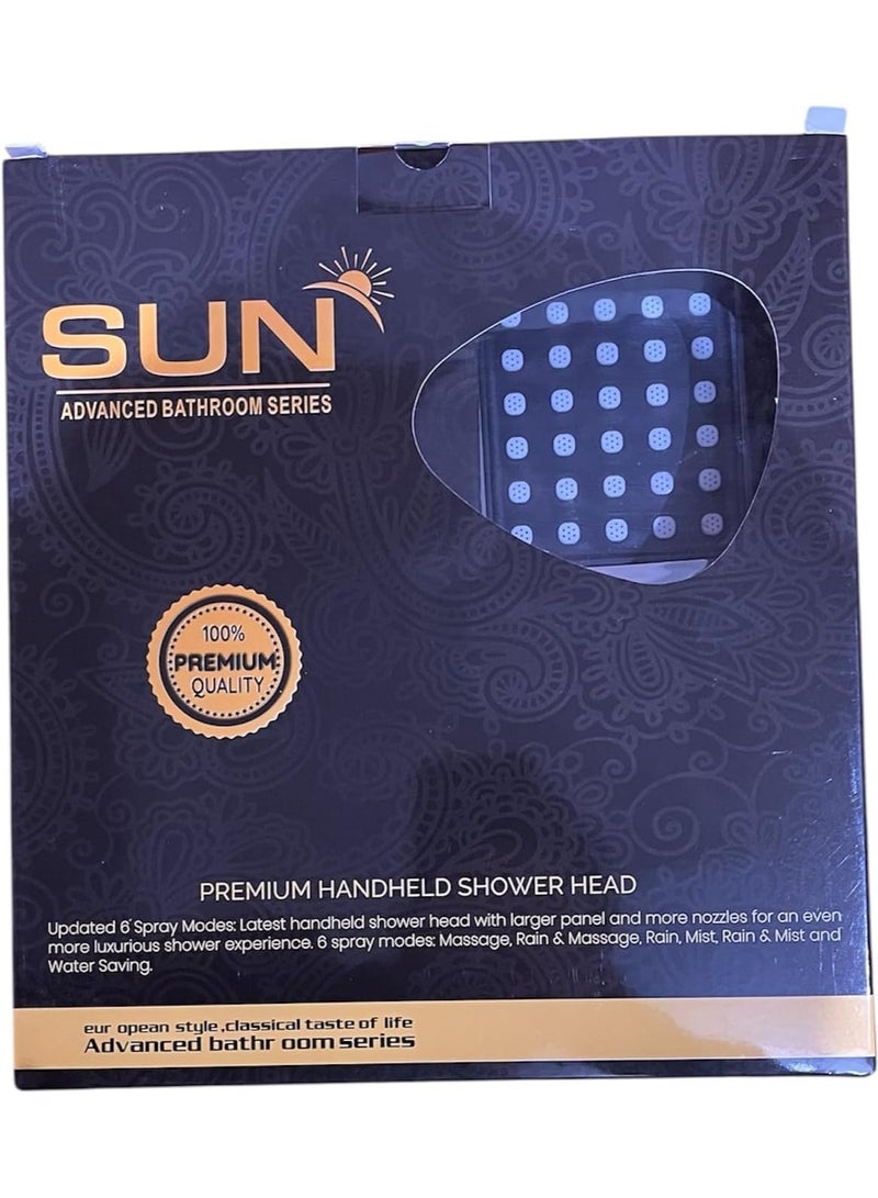 High Quality Handheld Spray Shower Head with 1.5m Stainless Steel Thermal Hose - Image 1