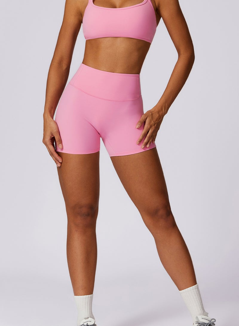 KAWN.YOGA Womens Square Neck Striped Back Bra - Image 4