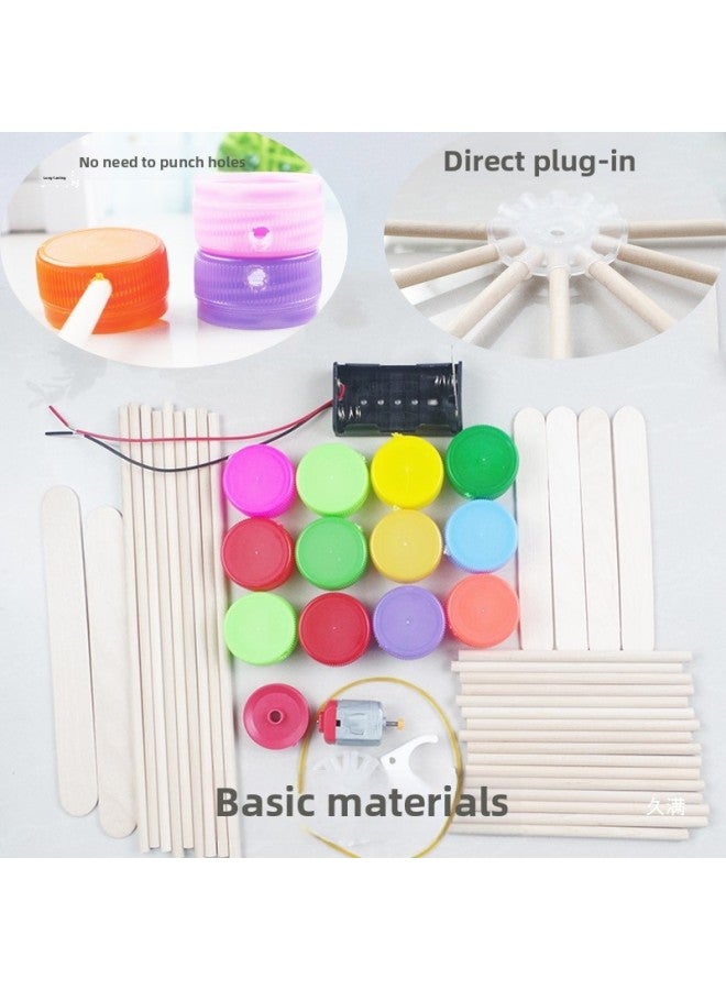 Science And Technology Small Production Small Invention Primary School Students Science Experiment Turns Waste Into Treasure Bottle Cap Ferris Wheel Handmade Diy Material-Specifications:Off-road Veh  - Image 4
