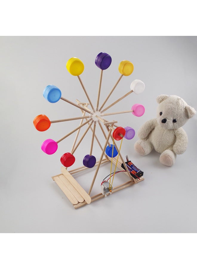 Science And Technology Small Production Small Invention Primary School Students Science Experiment Turns Waste Into Treasure Bottle Cap Ferris Wheel Handmade Diy Material-Specifications:Off-road Veh  - Image 2