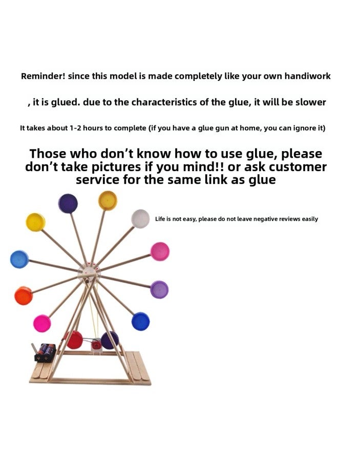 Science And Technology Small Production Small Invention Primary School Students Science Experiment Turns Waste Into Treasure Bottle Cap Ferris Wheel Handmade Diy Material-Specifications:Off-road Veh  - Image 5