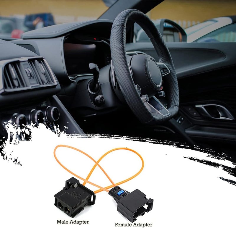 klarakoMost Fiber Optic Optical Loop Bypass Female Male Adapter, Universal Connector, for Radio and Audio, for Mercedes, for BMW - Image 2