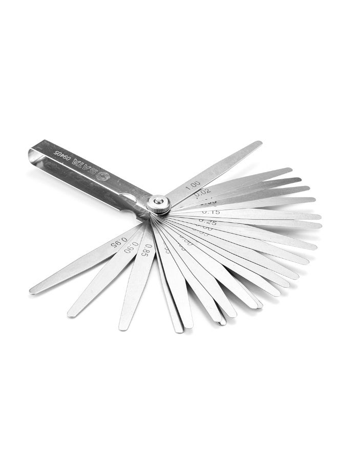 SATA GL09405 23-Piece Feeler Gauge Set 0.02-1.00mm - Image 2