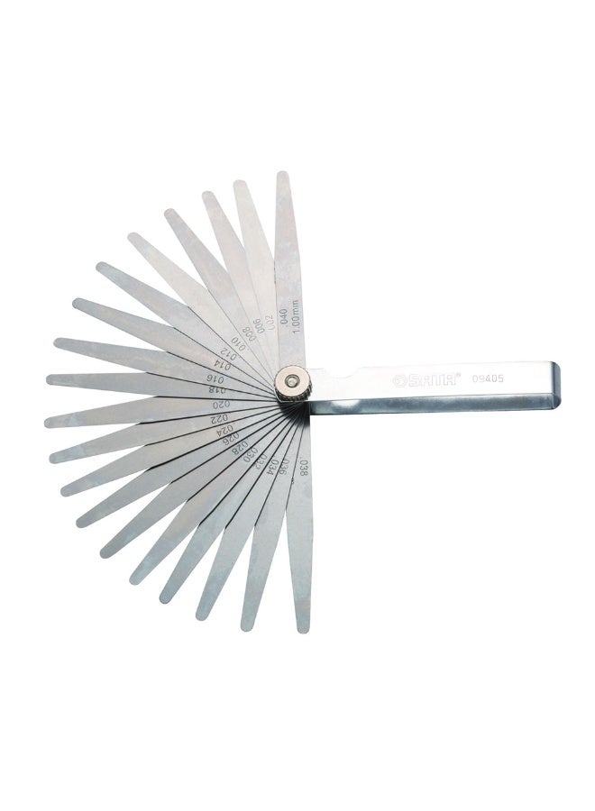 SATA GL09405 23-Piece Feeler Gauge Set 0.02-1.00mm - Image 1