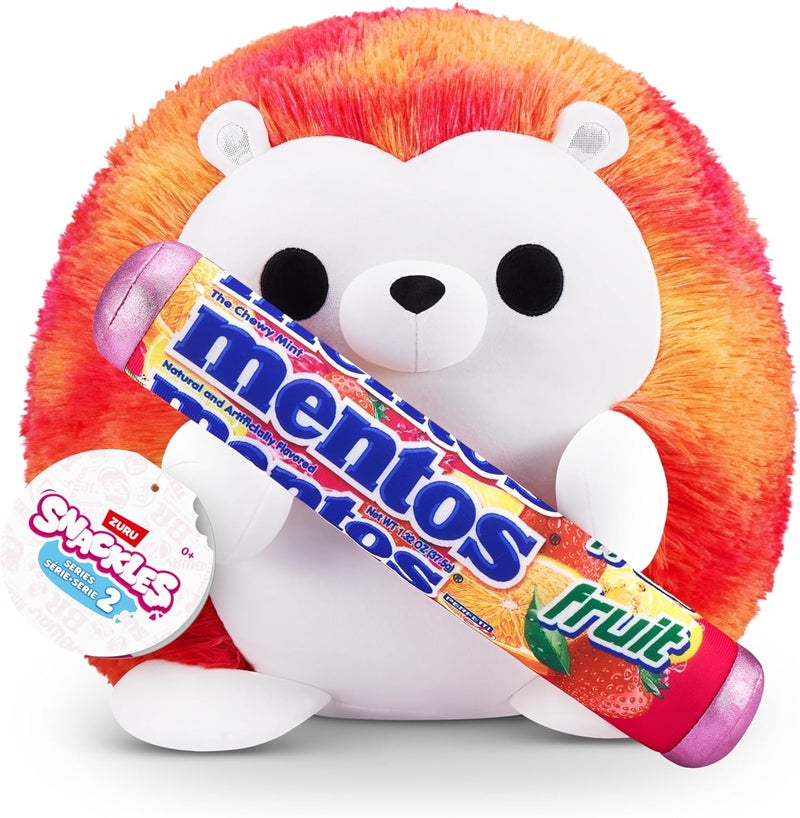 Snackles Hedgehog (Mentos, Fruit) Series 2 Large Plush Toy Large (40 cm) 77606J - Image 1