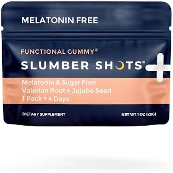 SGC Melatonin-Free Herbal Sleep Supplement - 48 Count - Slumber Shots Sleep Gummies - Sleep Aid - Ease Restlessness - Valerian Root - Jujube Seed - Image 1