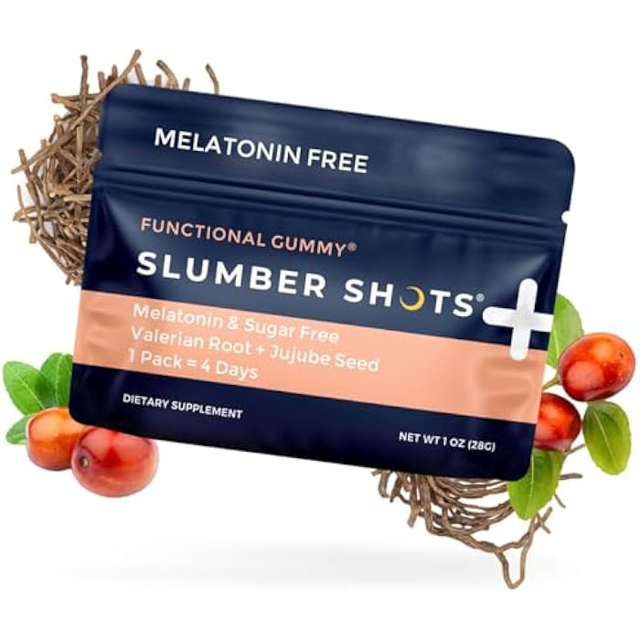 SGC Melatonin-Free Herbal Sleep Supplement - 48 Count - Slumber Shots Sleep Gummies - Sleep Aid - Ease Restlessness - Valerian Root - Jujube Seed - Image 2