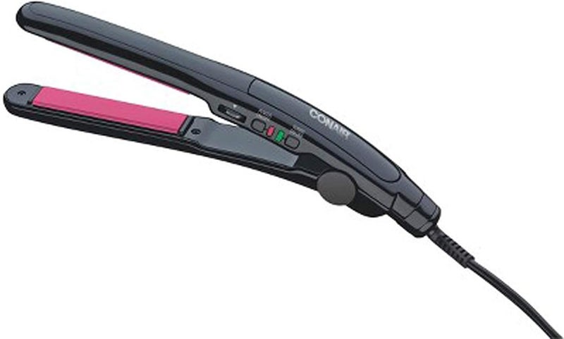 Conair Ceramic Hair Flat Iron with 3/4" Floating Plates for Smooth Styling