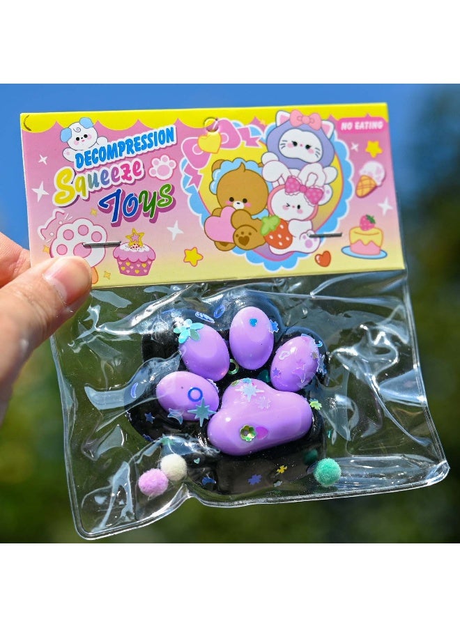 xozgdovg Ultra Soft Cat Paw Stress Relief Toy 