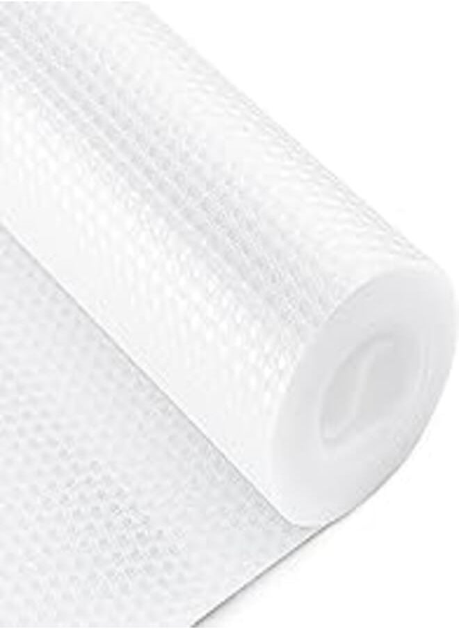 Bloss Bloss Shelf Liners，Non Adhesive EVA Drawer Mat Liners Roll for Bathroom,Kitchen,Desks,Deco Shelves 17.7×118 inch-Clear 