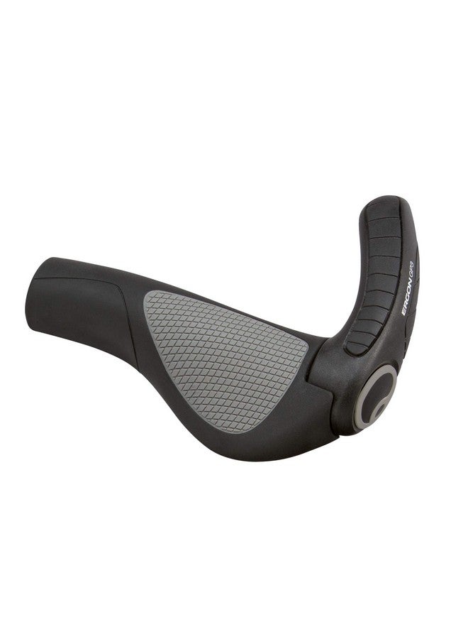 ERGON Gp3 Ergonomic Bike Handlebar Grips With Medium Size Bar End Support ; Regular Shifter Large - Image 2