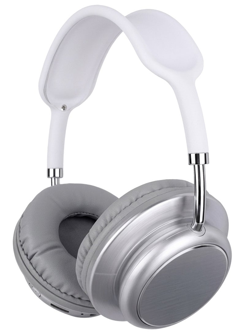 Wireless On-Ear Bluetooth Headphones with Microphone, Foldable Portable Headset, Hi-Fi Stereo Sound, Deep Bass, 40mm Audio Drivers, SD Card and AUX Support for Smartphones, Tablets, Laptops, Travel and Everyday Listening - Image 1
