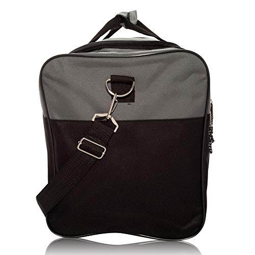 DALIX 25" Extra Large Vacation Travel Duffle Bag in Gray and Black - Image 4