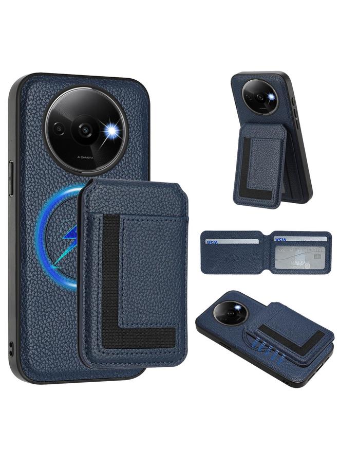 The Bros Case For Redmi A3 / A3x / Xiaomi Poco C61 CX01 Detachable Magsafe Magnetic Card Bag Phone Case