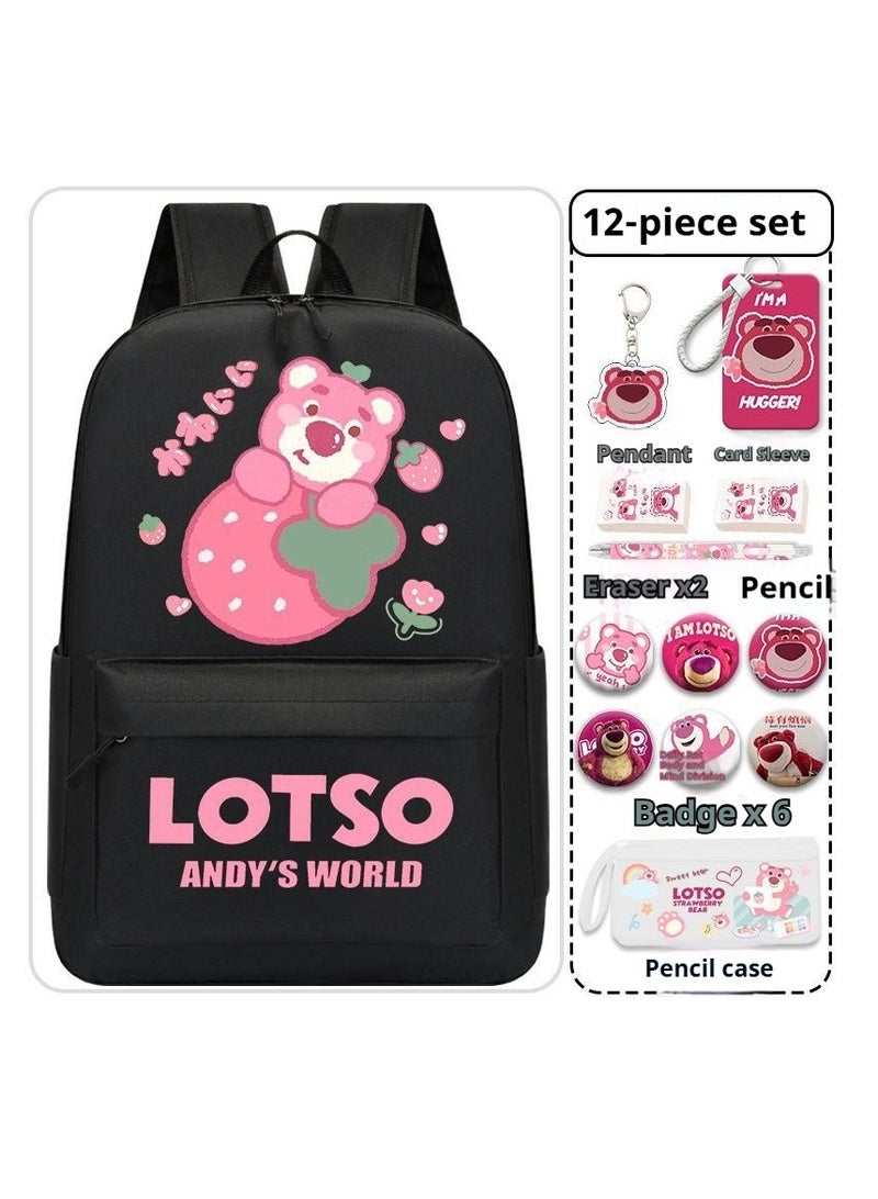 general 13-Piece Cartoon Lotso Backpack Set - Image 1