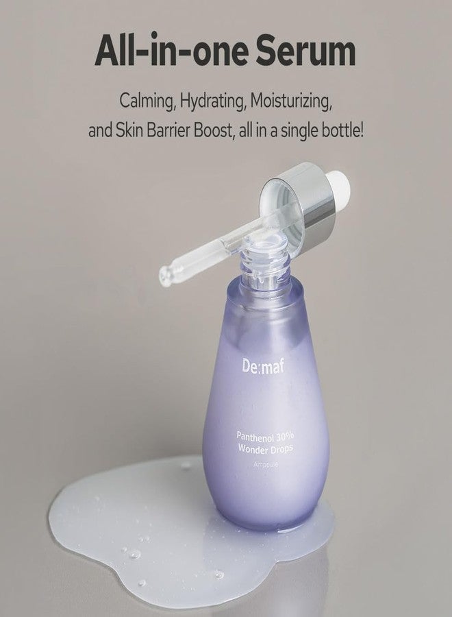 De:maf Panthenol 30% Wonder Drops Ampoule, Panthenol 30% and Evening Primrose Extract for Instant Calming, Suitable for All Sensitive Skin, Korean Skincare - Image 4