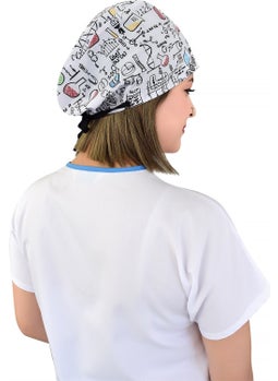 Nur Medikal Giyim Laborant Patterned Surgical Cap  - Image 2