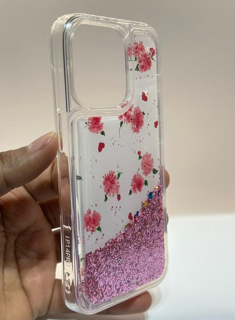 ipefet iphone 14 pro back cover for girls and women pink colour - Image 3