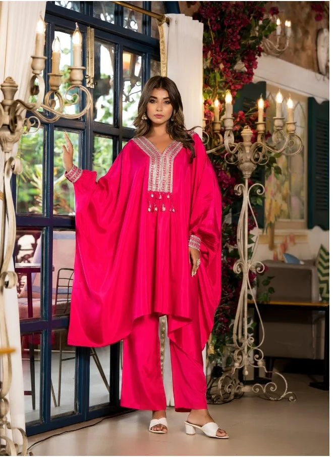 #Be Solid Rani Short Kaftan Co-ord Set