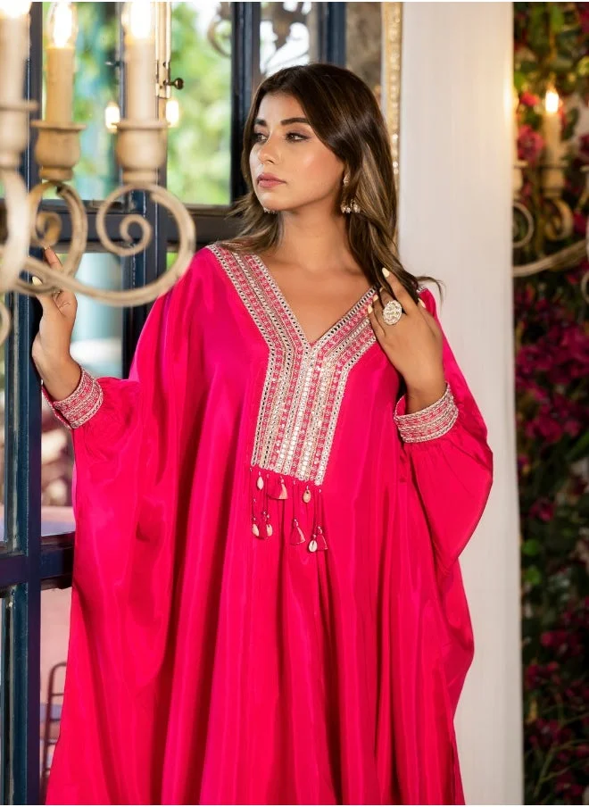 #Be Solid Rani Short Kaftan Co-ord Set