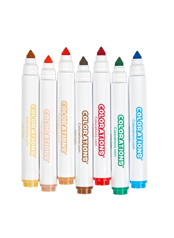 Colorations Washable Classroom Value Pack Chubby Markers - Set of 128, 16 Colors Colors, Non Toxic| Bulk School Supplies For Kids, Coloring Set, Kindergarten Must Haves, Preschool Essentials - Image 3